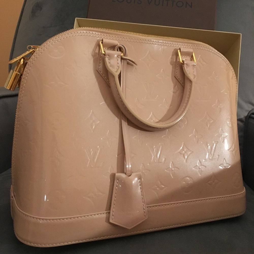 Louis Vuitton ALMA PM ROSE FLORENTIN VERNIS - Picture 1 of 5
